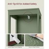 VASAGLE Bathroom Floor Cabinet Bathroom Storage Organizer Rack Stand,Multifunctional Corner Unit 2 Drawers - 4 of 4