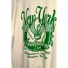 Women's Wo's new york badiminton oversized graphic tee - the Clandestine Underground - 2 of 3