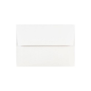JAM Paper Gummed A7 Invitation Envelopes 5 1/4" x 7 1/4" White 73767 - 1 of 3