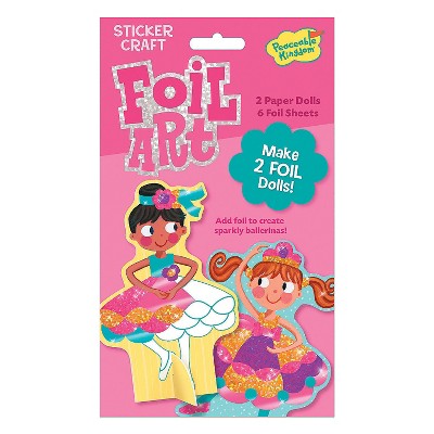 MindWare Ballerinas Foil Art Sticker Pack - Stickers -8 Pieces