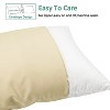 Brushed Microfiber Body Pillowcase, Super Soft Body Pillow Cover with Envelope Closure, 20x54 Inches - NTBAY - 4 of 4