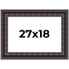 PosterPalooza | 3.5" Wide Ornate Black Picture Frame - UV Acrylic, Backing Board, Hanging Hardware Included - 2 of 4