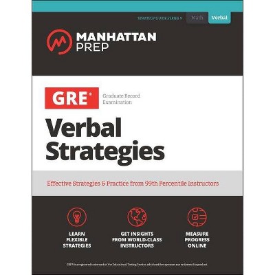 GRE Verbal Strategies - (Manhattan Prep GRE Strategy Guides) by  Manhattan Prep (Paperback)