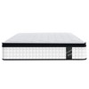 FONTOI Twin Mattress, 12 Inch Mattress with 7-Zoned Cool Memory Foam, Individual Pocket Spring Hybrid Mattress, Black White, 75*39*12 - 3 of 4