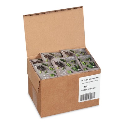 Bigelow Steep Cafe Organic Black Tea, English Breakfast - Case of 50 - 0.09 Oz