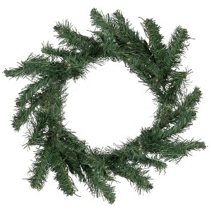 Northlight Mini Two-Tone Whitewood Pine Artificial Christmas Wreath - 10" - Unlit - 1 of 4