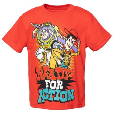 Disney Pixar Toy Story Woody Buzz Lightyear Rex Little Boys 3 Pack T-Shirts Buzz / Woody / Rex Poses 6 — фото 5