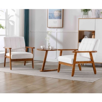 Vatros Mid-Century Modern Accent Chair,Armchair for Living Room
