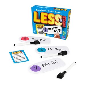 Spin Master Games Less is More, Party Board Game Fun Word Letter Card Game Funny Gift Toy Living Room Family Game Night - 1 of 4