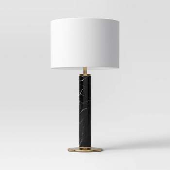 Faux Marble Stick Table Lamp - Threshold™