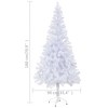 vidaXL Christmas Tree Green PVC, Plastic 70.9 in Ornaments - 4 of 4