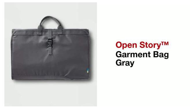 Garment Bag Gray - Open Story&#8482;, 2 of 6, play video