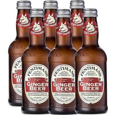 Fentimans Botanically Brewed Ginger Beer Sparkling Soda 9.3 fl oz Bottles – Premium Craft Soda/Mixer for Cocktails & Refreshing Drinks