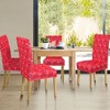 PiccoCasa Stretch Washable Chair Cover for Dining Room 1 Pc - 2 of 3