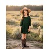 2Bunnies Girls' Boho Rustic Garden Lace Flower Girl Dress - 2 of 4