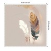 Amanti Art Feathers Adrift by Bella Eve Canvas Wall Art Print Framed - 3 of 4