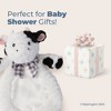 Bearington Lil' Gilly 8" x 7" Cow Security Blanket for Babies - Cow Lovey - Cow Loveys for Babies - 4 of 4