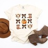 Simply Sage Market Women's Coquette Western Halloween Chart Short Sleeve Garment Dyed Tee - 3 of 4