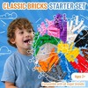Strictly Briks Classic Bricks Starter Kit, White, 144 Pieces, 1x2 Inches, 100% Compatible with All Major Brick Brands - 2 of 4