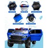 Kids Ride On Pickup Car, 12V Electric Ride On Truck for Kids, Remote Control Toy Car, 3 Speeds, Spring Suspension & LED Lights - 2 of 4