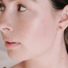 Mini Rainbow Stud Earrings in Gold, Rose Gold, Silver - Honeycat - 2 of 4