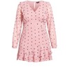 Women's Plus Size Sabrina Dress - pink polka dot | CITY CHIC - image 3 of 3