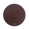 CAVINAS Round Wall Mirrors with Wooden Frame,Accent Mirror with Walnut Finish,Decorative Mirror for Living Room,Entryway - 4 of 4