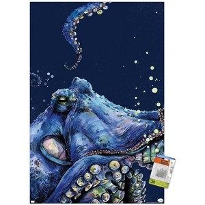 Trends International Snowtap - Octopus Photobomb Unframed Wall Poster Prints - 1 of 4