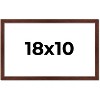 PosterPalooza | Classic Modern Brown Picture Frame - UV Acrylic, Backing Board, Hanging Hardware Included - 2 of 4