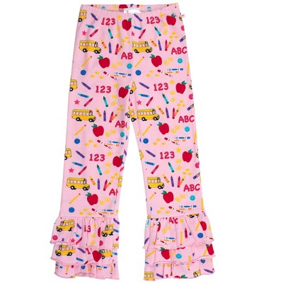 RuffleButts Girls Ruffle Flare Pants
