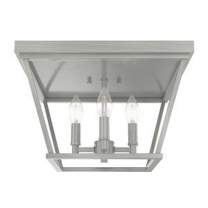 Hunter Fans 14" Laurel Ridge Ceiling Light Brushed Nickel Finish - Elegant 4-Light Flush Mount for Formal Spaces - 1 of 1