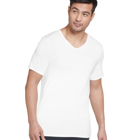 Jockey Men's Active Ultra Soft Modal V-neck T-shirt M White : Target