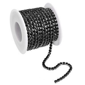 Unique Bargains Bags Clothing Decoration Crystal Rhinestone Sew on Close Claw Chain Trim - 1 of 4