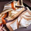 Anna-Kaci Women's Satin Square Scarf with Elegant Print Design for Neck and Hair Accessories - 27.5IN×27.5IN - 3 of 3