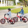 Infans Rabbit Pilot Sporty Kids Bike, 16 Inch Child Bike for 4-7 Years Old with Adjustable Height, Training Wheels, Handbrake & Coaster Brake, Red - 4 of 4