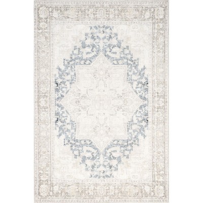 nuLOOM Emely SpinClean Machine Washable Stain-Resistant Area Rug