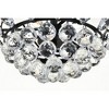 Elegant Lighting Emilia 14 inch pendant in black - 4 of 4