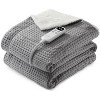 Heated Blanket Throw with LCD Display | Dual-Sided Warmth, Fast Heating, Machine Washable & Customizable Settings - 3 of 4