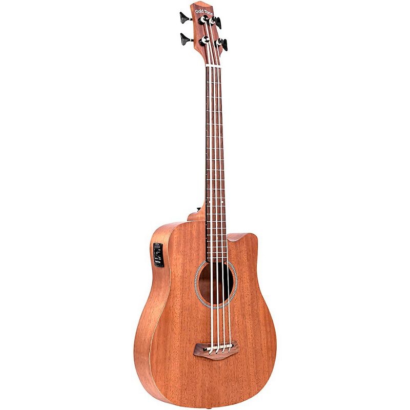 Gold Tone 25" Scale Acoustic-Electric MicroBass Natural, 3 of 7