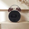REGALWOVEN Old Fashioned Battery-Powered Metal Night Light Alarm Clock 5.9 x 4.3 x 2 Inches - 4 of 4