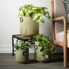 Sullivans 12", 10" & 7.75" Rustic Patina Planter Set of 3, Metal - 3 of 3