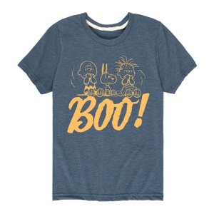 Boys' - Peanuts - Boo Short Sleeve Graphic T-Shirt - 1 of 4