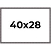 PosterPalooza | Slim Profile Brown Picture Frame - UV Acrylic, Backing Board, Hanging Hardware Included - 2 of 4