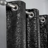 2pc Dainty Home Artistic 100% Blackout Grommet Curtain Panel Pair with 3D Lurex Texture - 2 of 4