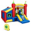 Costway  6-in-1 Inflatable Bounce House Blow up Castle Toddler Kids Indoor Outdoor with 480 Blower - 2 of 4