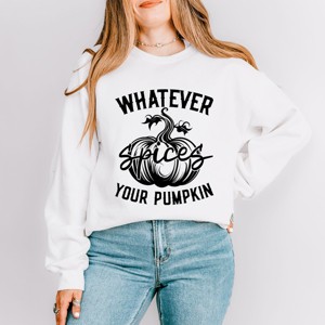 Simply Sage Market Retro Whatever Spices Your Pumpkin Sweatshirt - 1 of 4