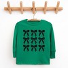 The Juniper Shop Coquette Black Bows Collage Distressed Youth Long Sleeve Tee - 2 of 4