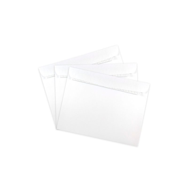 JAM Paper 10 x 13 Booklet Catalog Envelopes with Peel and Seal Closure White 356828787A, 3 of 5