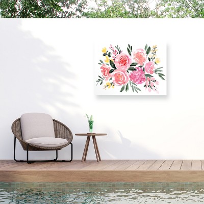 Trademark Fine Art - Rosana Laiz Blursbyai Janis bouquet Matted Framed Art