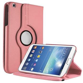 360 Rotating Bling Plain Case Cover For Samsung Galaxy Tab 3 10.1
